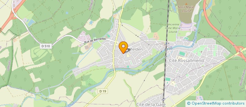 localisation de l'entreprise MADAME RACHIDA BLIBLI  STAFFELFELDEN