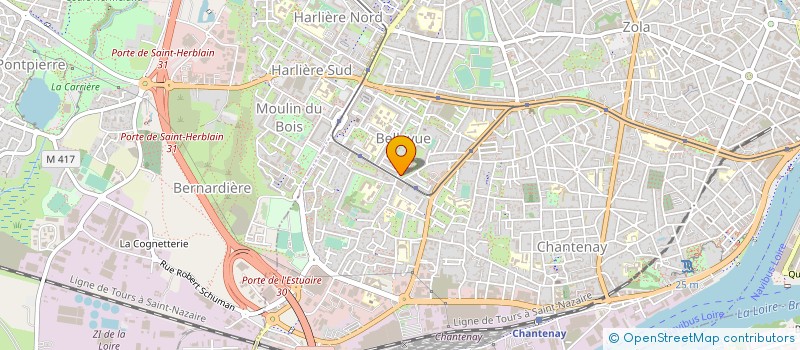 localisation de l'entreprise MADAME RACHIDA BOUDRAA à NANTES