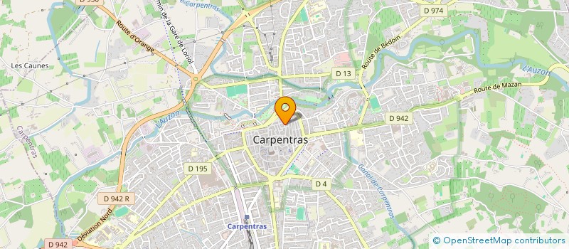 localisation de l'entreprise MADAME RACHIDA BOUKHEDAMI à CARPENTRAS