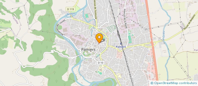localisation de l'entreprise MADAME RACHIDA BOULAARASI  PAMIERS