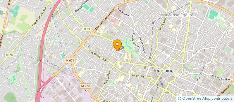 localisation de l'entreprise MADAME RACHIDA CHETARA à TOURCOING