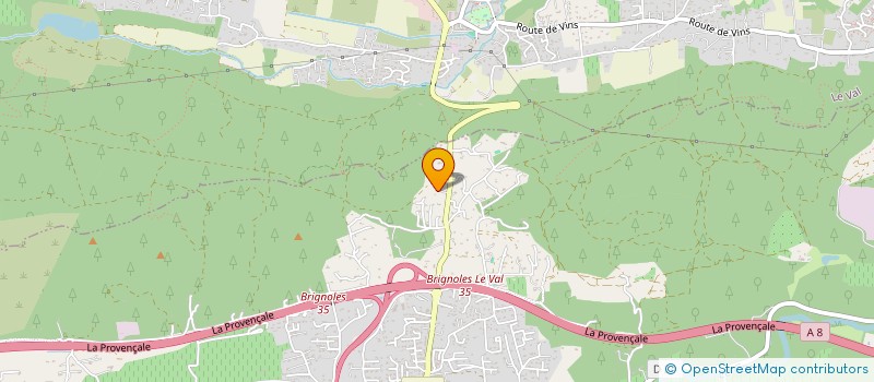 localisation de l'entreprise MADAME RACHIDA DEROUICHE à BRIGNOLES
