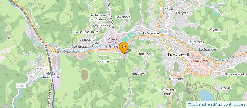 localisation de l'entreprise MADAME RACHIDA EL AMRI  VIVIEZ