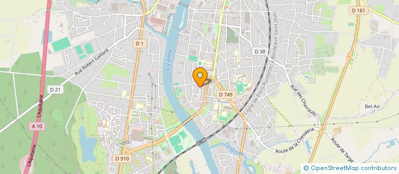 localisation de l'entreprise MADAME RACHIDA EL BBAZ  CHATELLERAULT