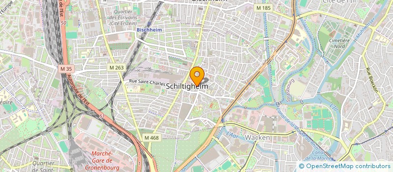 localisation de l'entreprise MADAME RACHIDA EL HAFIANE  SCHILTIGHEIM