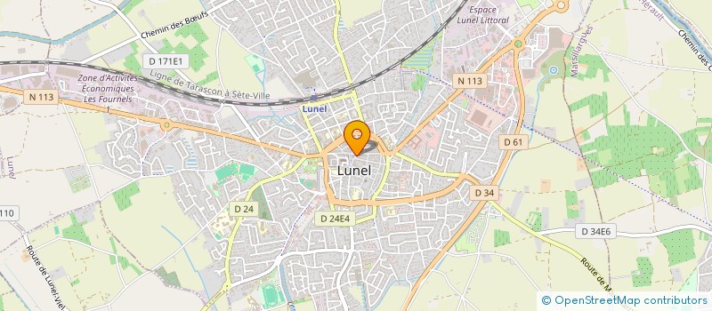 localisation de l'entreprise MADAME RACHIDA EL HAIEL  LUNEL