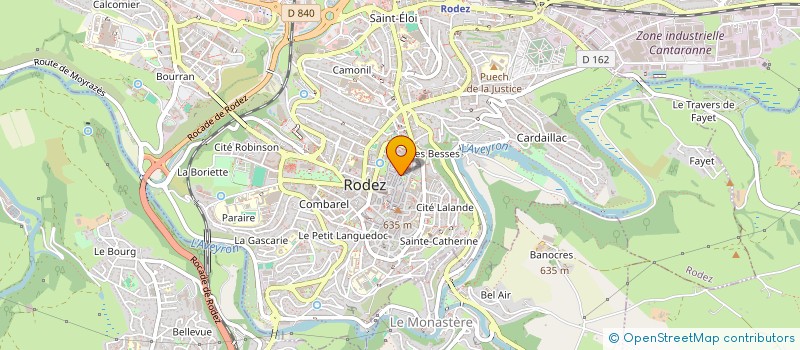 localisation de l'entreprise MADAME RACHIDA EL HAOUARI à RODEZ