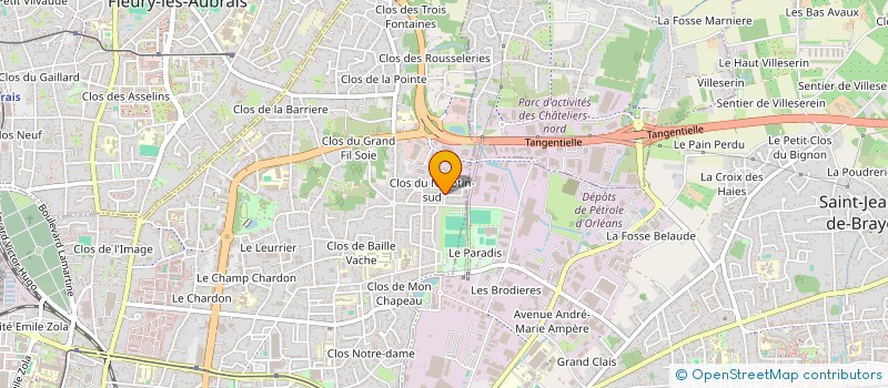 localisation de l'entreprise MADAME RACHIDA EL KHADIOUI à ORLEANS