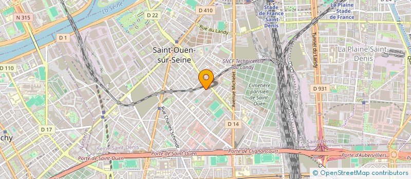 localisation de l'entreprise MADAME RACHIDA EL MAHDI à SAINT-OUEN-SUR-SEINE