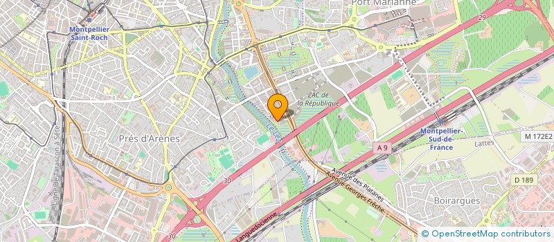 localisation de l'entreprise MADAME RACHIDA EL MEKNASSI à MONTPELLIER