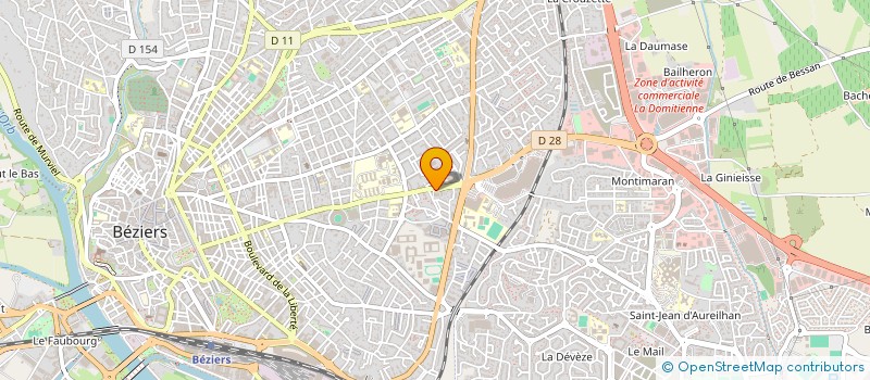 localisation de l'entreprise MADAME RACHIDA ER RAMMACH à BEZIERS