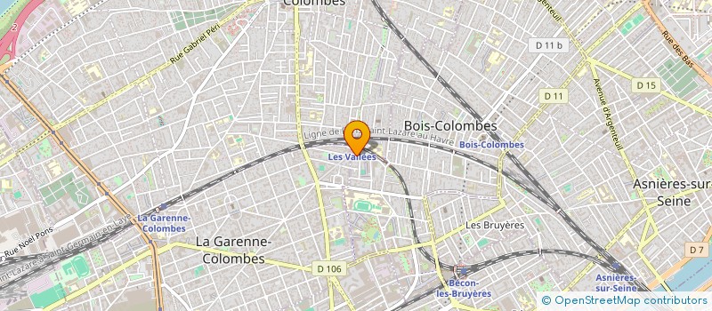 localisation de l'entreprise MADAME RACHIDA GHALEB à BOIS-COLOMBES