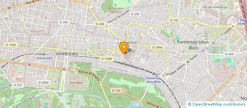 localisation de l'entreprise MADAME RACHIDA HADDI à VINCENNES