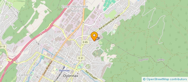 localisation de l'entreprise MADAME RACHIDA HAGOUR à OYONNAX