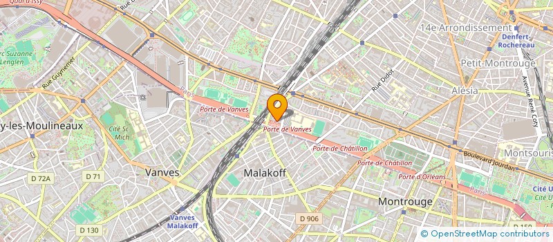 localisation de l'entreprise MADAME RACHIDA MERAH  PARIS