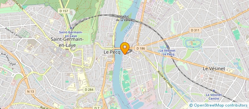 localisation de l'entreprise MADAME RACHIDA MOUCH  LE PECQ