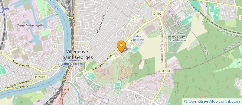 localisation de l'entreprise MADAME RACHIDA NAITBRAHIM à VILLENEUVE-SAINT-GEORGES