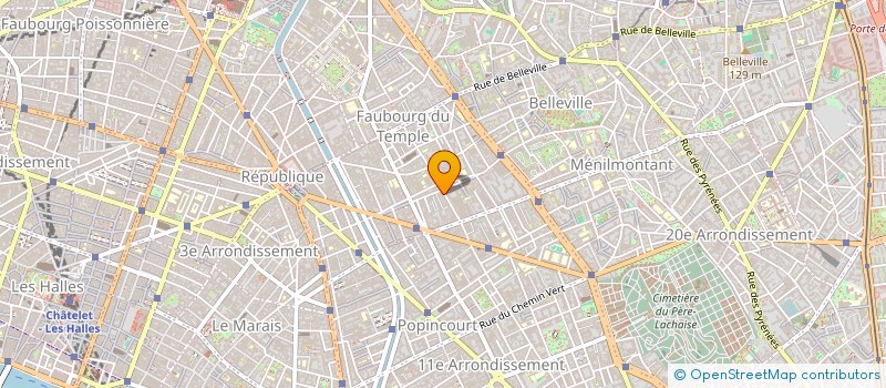 localisation de l'entreprise MADAME RACHIDA OUARES à PARIS