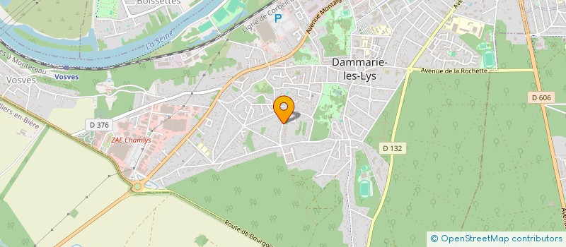 localisation de l'entreprise MADAME RACHIDA OUKHOUYA à DAMMARIE-LES-LYS