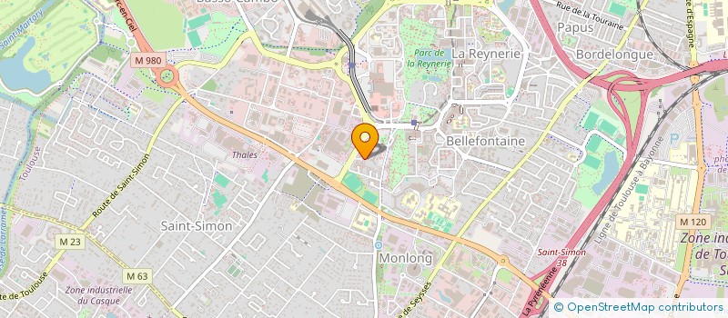 localisation de l'entreprise MADAME RACHIDA REZIGA à TOULOUSE