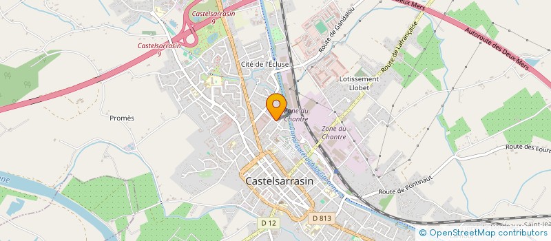 localisation de l'entreprise MADAME RACHIDA SAIDI  CASTELSARRASIN