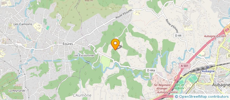 localisation de l'entreprise MADAME RACHIDA TOUIL  AUBAGNE