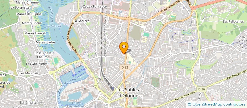 localisation de l'entreprise MADAME RACHIDA TRITAH à LES SABLES D'OLONNE