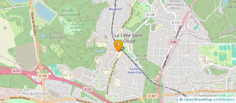 localisation de l'entreprise MADAME RACHIDA ZAITOUNI  LA CELLE-SAINT-CLOUD