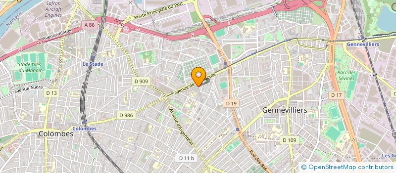 localisation de l'entreprise MADAME RACHIDA ZERARI à ASNIERES-SUR-SEINE