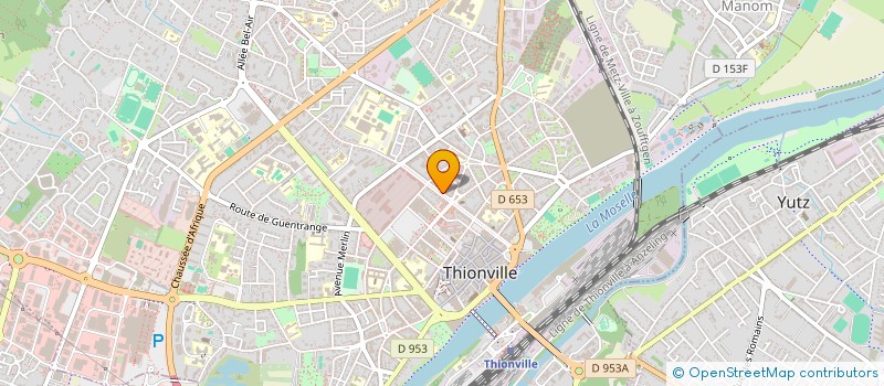 localisation de l'entreprise MADAME RACHIDAH FARA  THIONVILLE