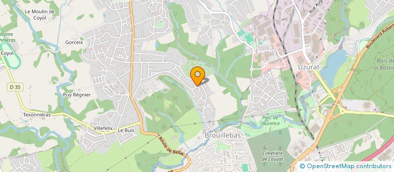 localisation de l'entreprise MADAME RACHMA DJABAR  COUZEIX