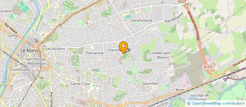 localisation de l'entreprise MADAME RACILIA ZAKARIA  LE MANS