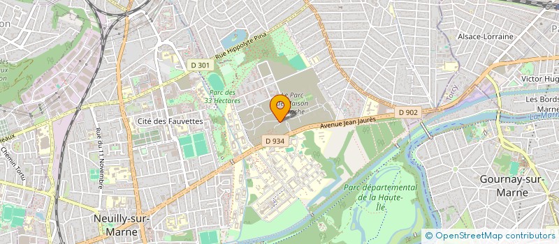localisation de l'entreprise MADAME RACKY CAMARA à NEUILLY-SUR-MARNE
