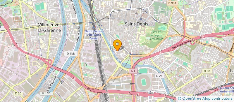 localisation de l'entreprise MADAME RACKY CISSOKO  SAINT-DENIS