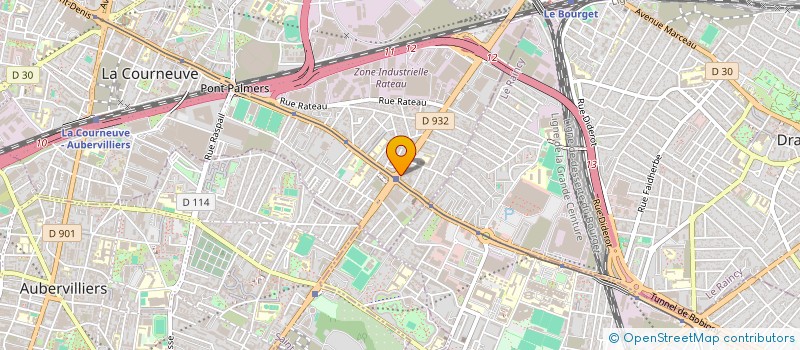 localisation de l'entreprise MADAME RADA HAMILA à LA COURNEUVE