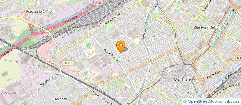 localisation de l'entreprise MADAME RADA SUSICA MUNTEAN  MULHOUSE