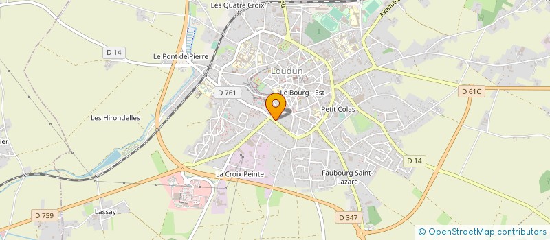 localisation de l'entreprise MADAME RADEGONDE LAMBLEUX à LOUDUN