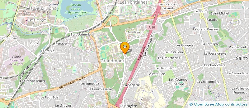 localisation de l'entreprise MADAME RADHA HALICHE  TOURS