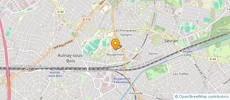 localisation de l'entreprise MADAME RADHIA BEN HADJ YOUNES ELAISSAOUI à SEVRAN