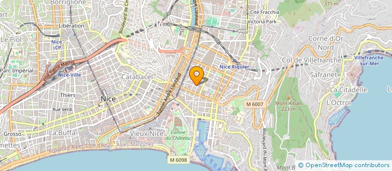 localisation de l'entreprise MADAME RADHIA GAICH MASRI à NICE