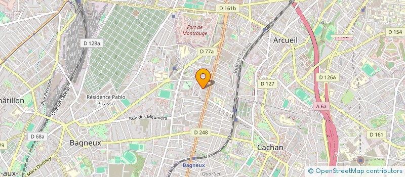 localisation de l'entreprise MADAME RADHIA OSMANI à BAGNEUX