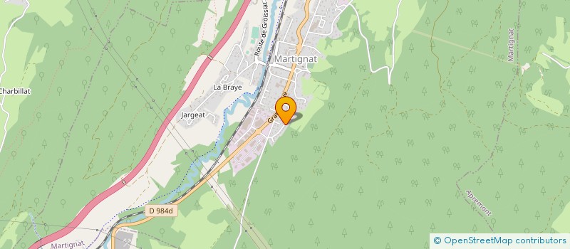 localisation de l'entreprise MADAME RADHIA SOLTANI à MARTIGNAT