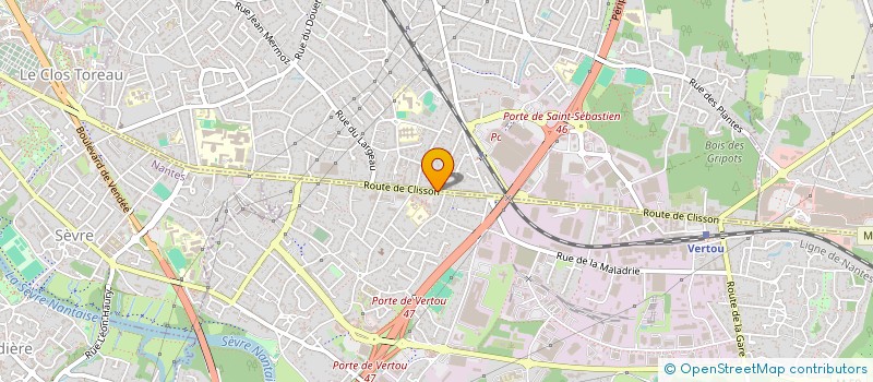 localisation de l'entreprise MADAME RADHIA ZNAIDI  SAINT-SEBASTIEN-SUR-LOIRE