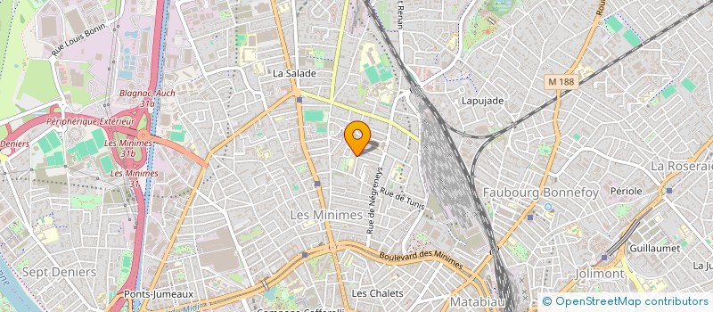 localisation de l'entreprise MADAME RADHWANE KHEDIM à TOULOUSE