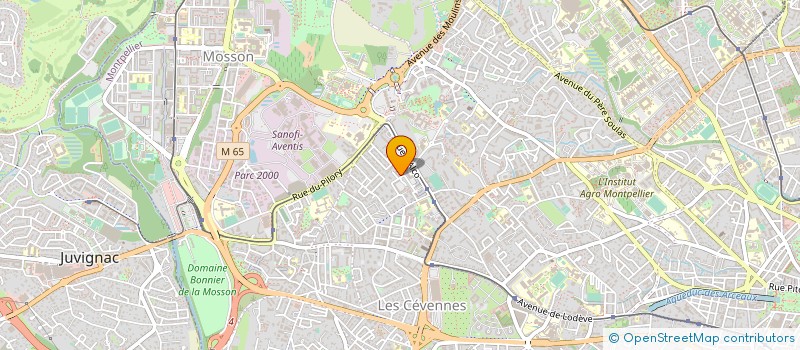 localisation de l'entreprise MADAME RADIA AIT ALLA à MONTPELLIER