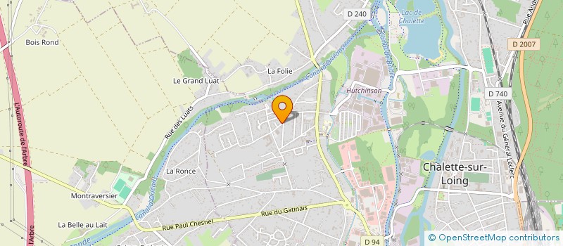 localisation de l'entreprise MADAME RADIA ALLOUNE à CHALETTE-SUR-LOING