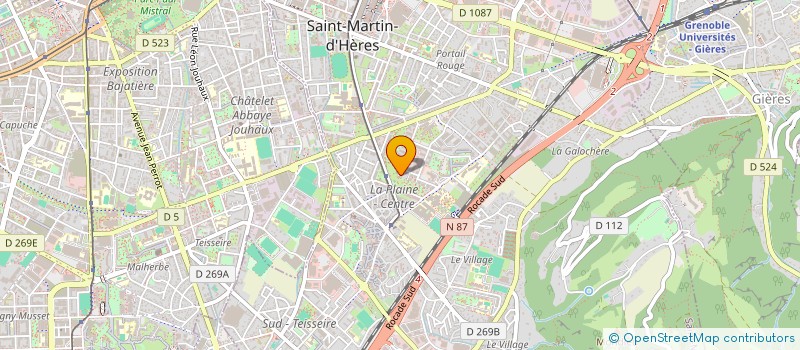 localisation de l'entreprise MADAME RADIA ATTAWEEL  SAINT-MARTIN-D'HERES