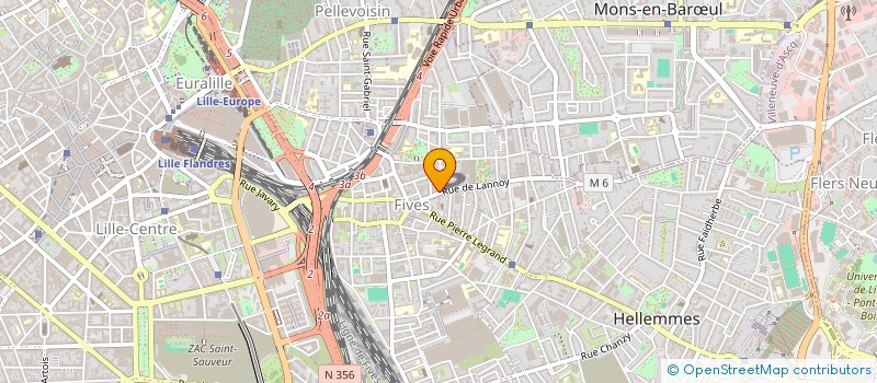 localisation de l'entreprise MADAME RADIA EL AISSATI à LILLE