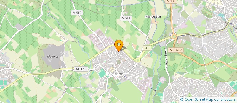 localisation de l'entreprise MADAME RADIA EL HAZMI  LAVERUNE