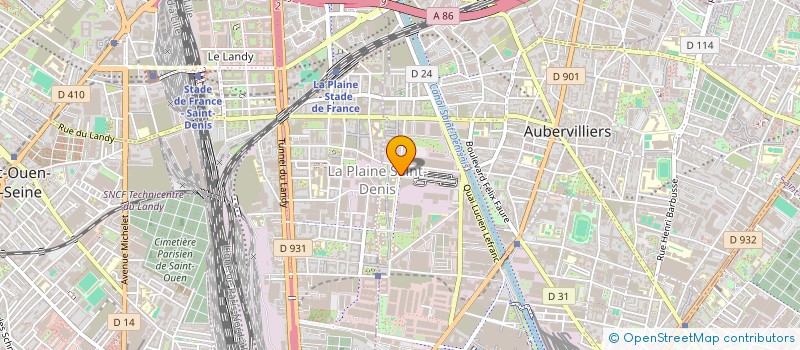 localisation de l'entreprise MADAME RADIA HAMADOU à AUBERVILLIERS
